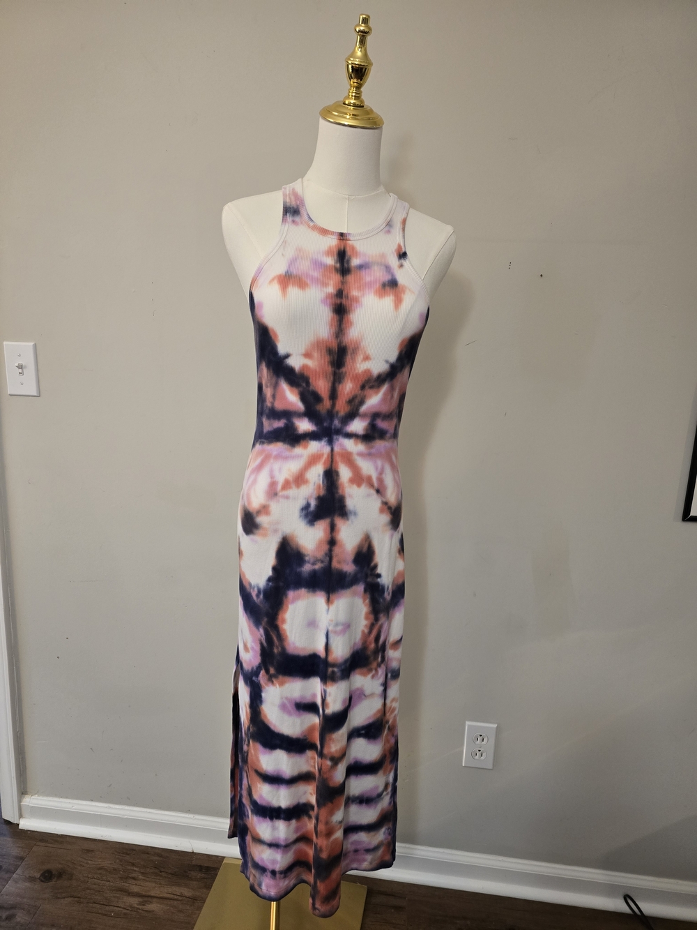 YFB Sleeveless Tie-Dye Maxi Dress